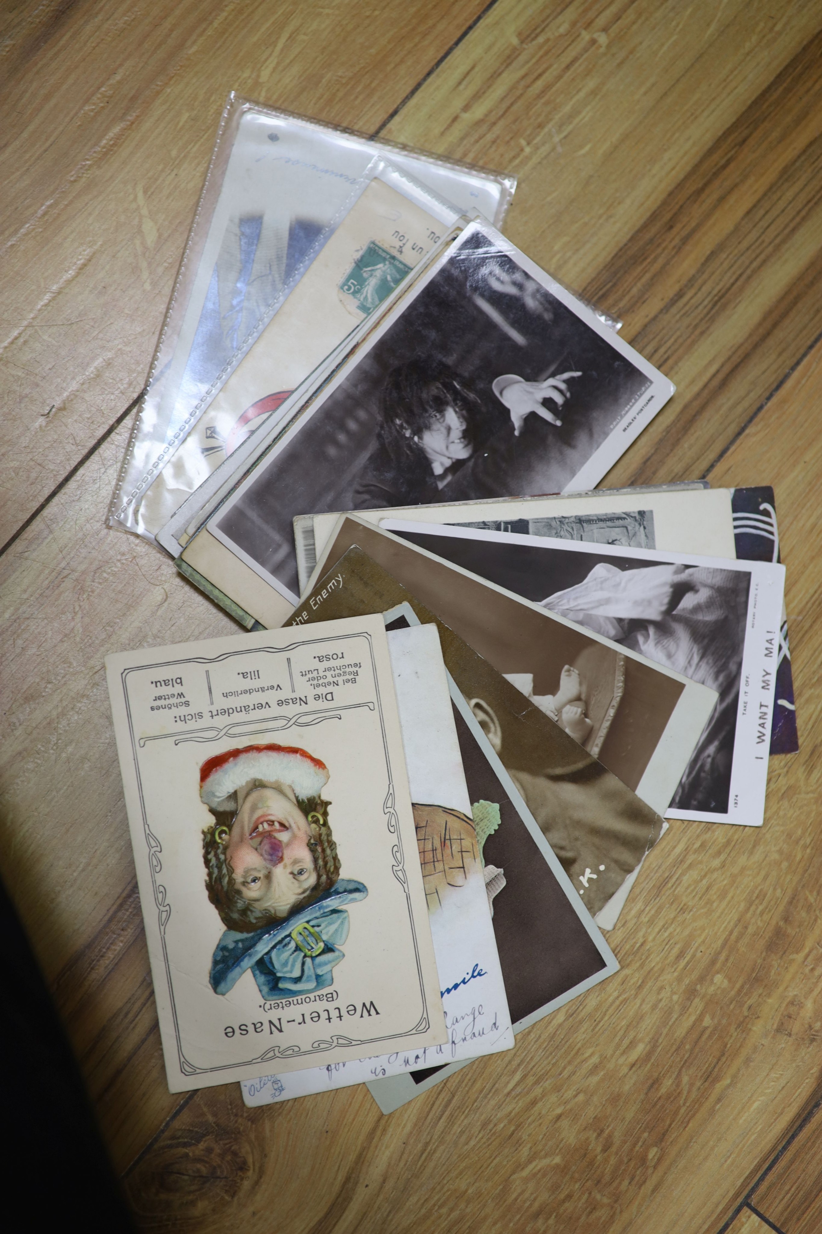 Four boxes of mixed topographical postcards